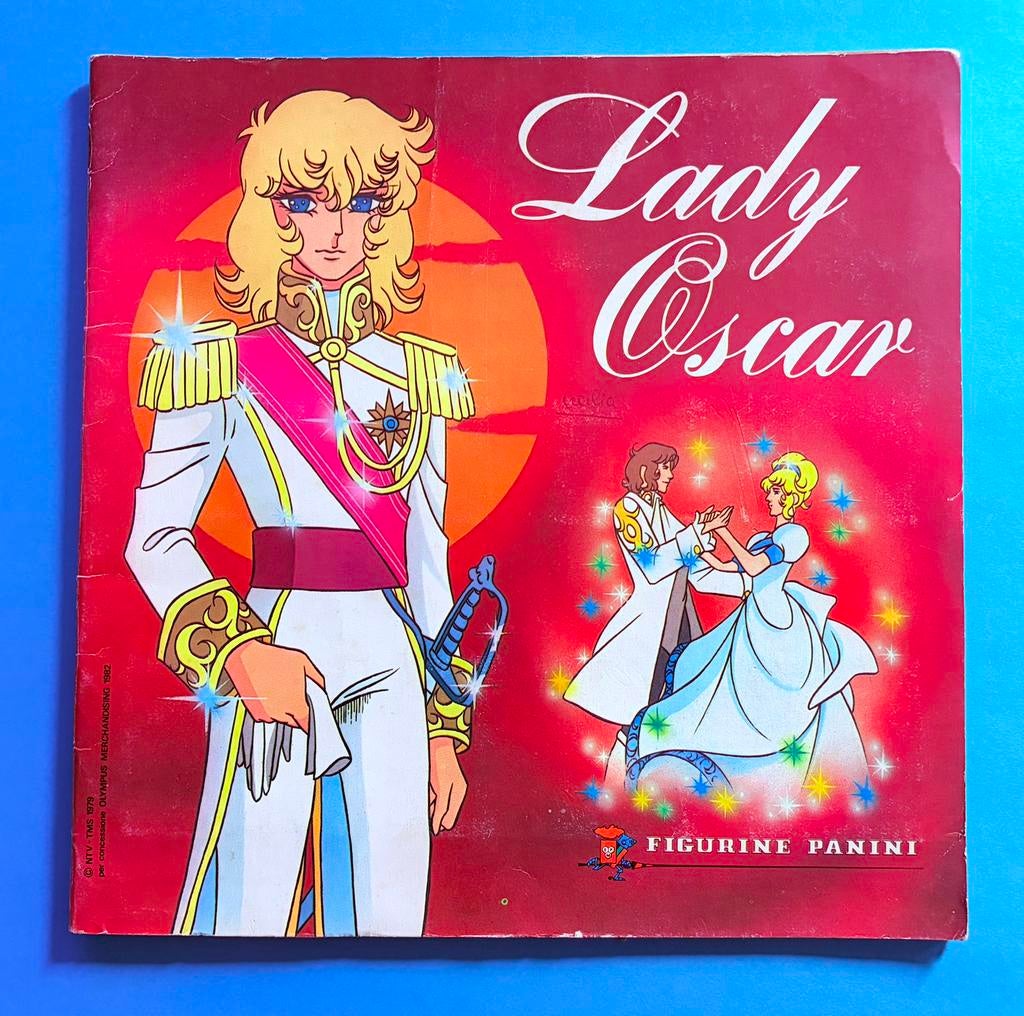 Album complet de Panini Lady Oscar 1979, édition italienne, Envoi, Comme neuf, Autocollant