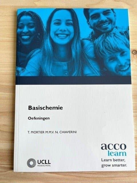 UCLL Basischemie Oefeningen MBT51b, Boeken, Ophalen of Verzenden, Nieuw, Hoger Onderwijs