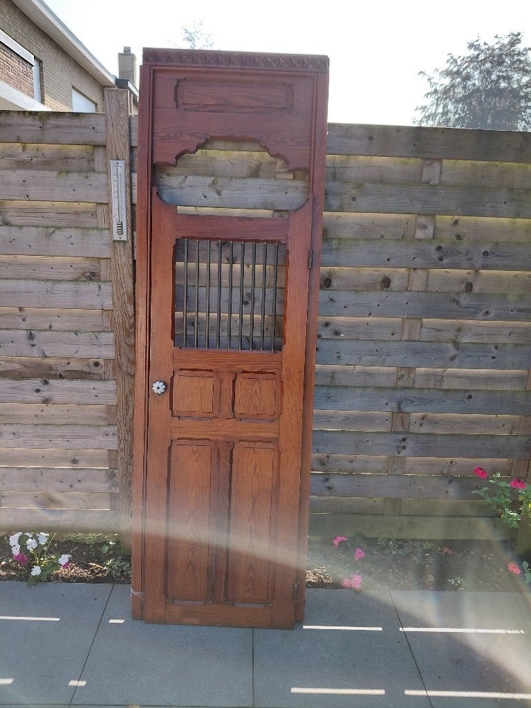 kloosterdeurtje, Ophalen, 70 cm, Hout, Vintage
