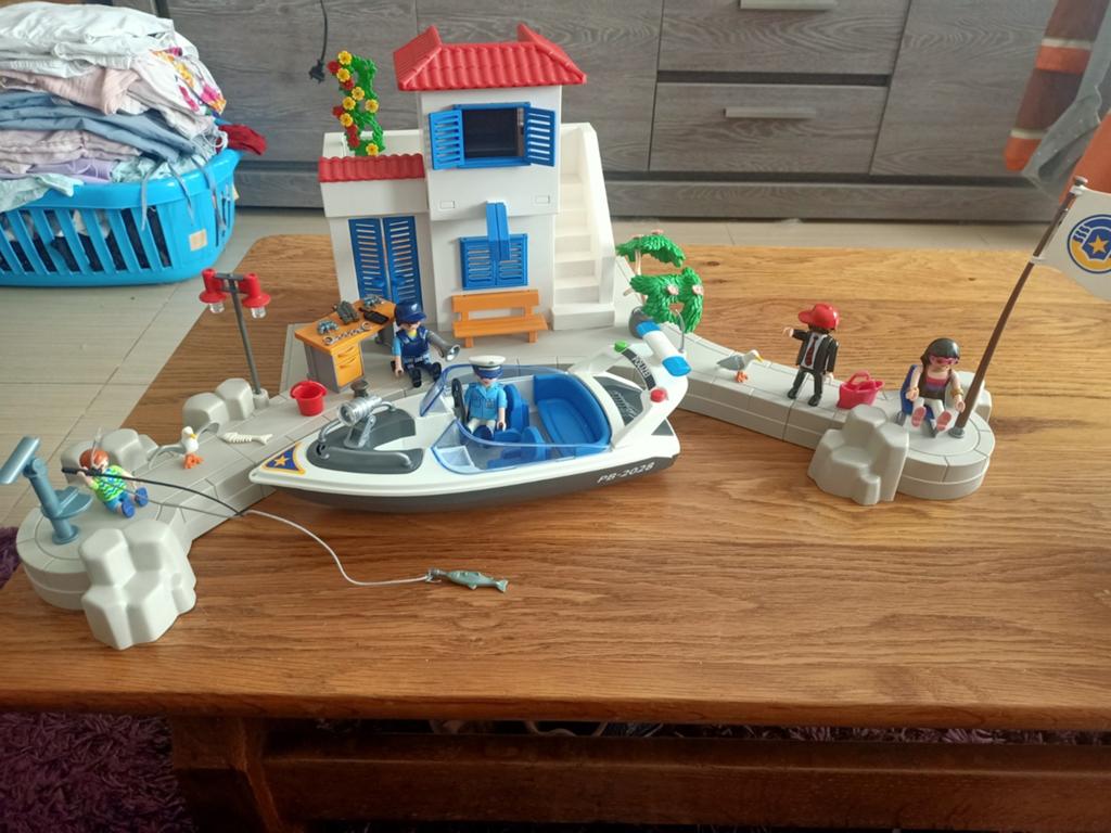 Playmobil zeevaart politie met figuurtjes, Ophalen