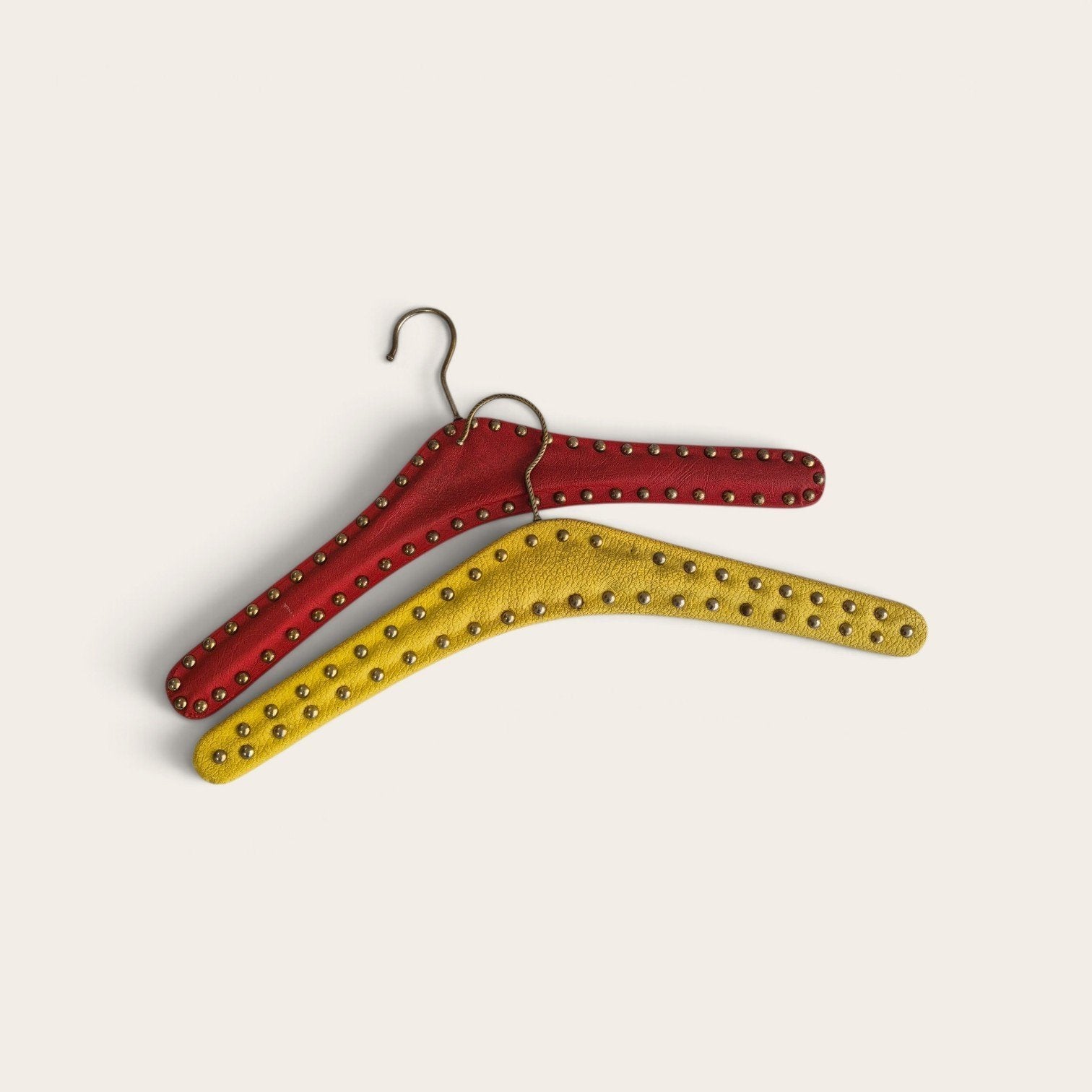 set vintage kleerhangers skai 1960's, Ophalen of Verzenden