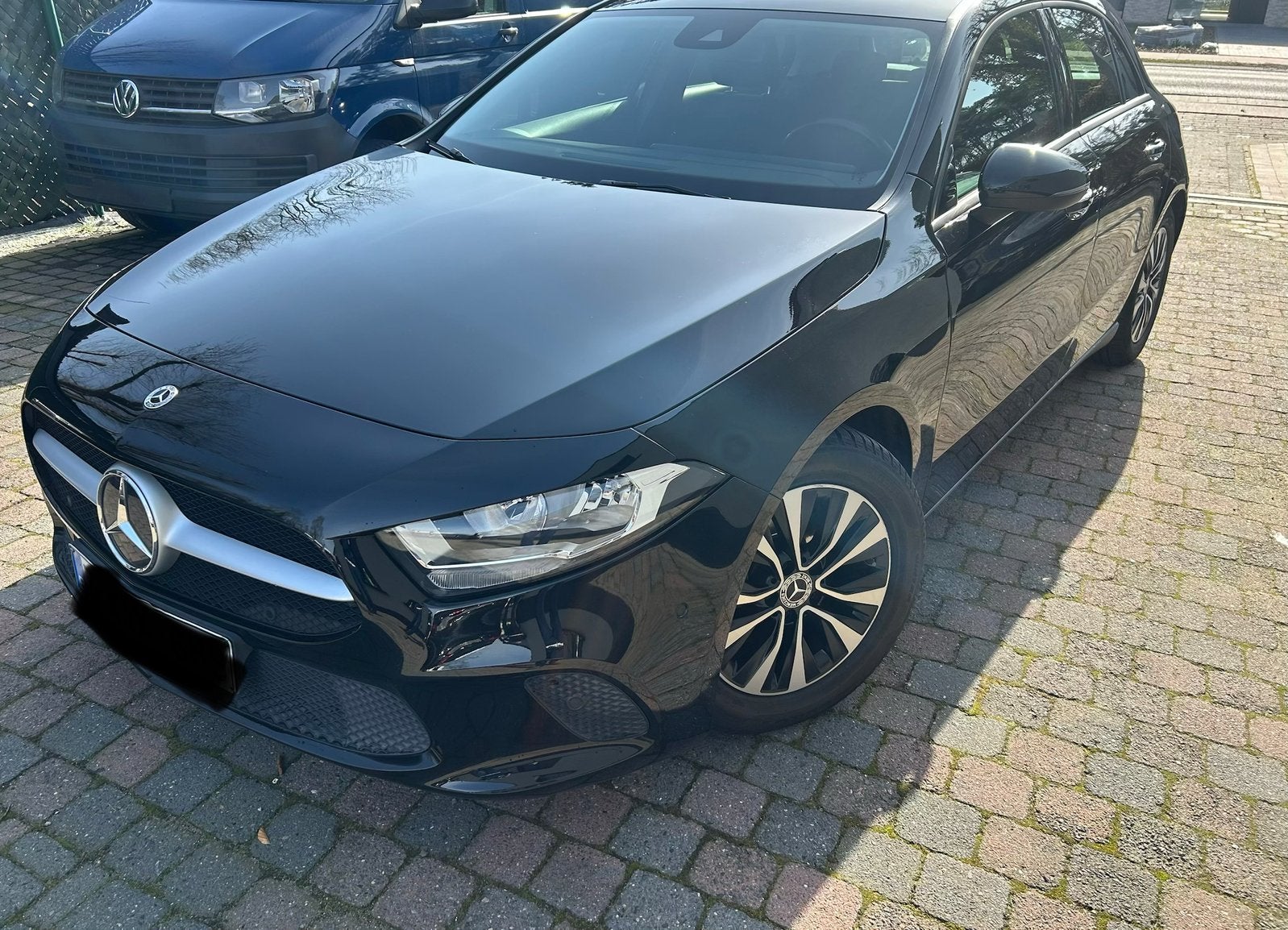 Mercedes a160 benzine 63000 km 2021 bj, Stof, Electronic Stability Program (ESP), Zwart, 5 deurs