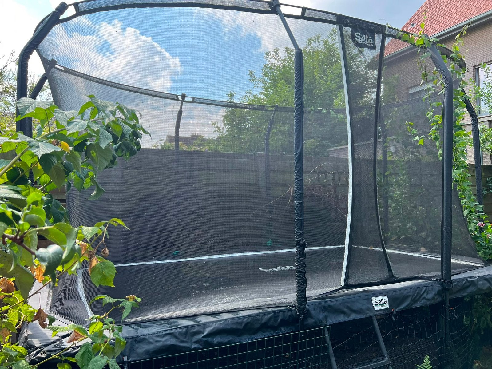 Trampoline Salta rechthoekig, Ophalen, Gebruikt