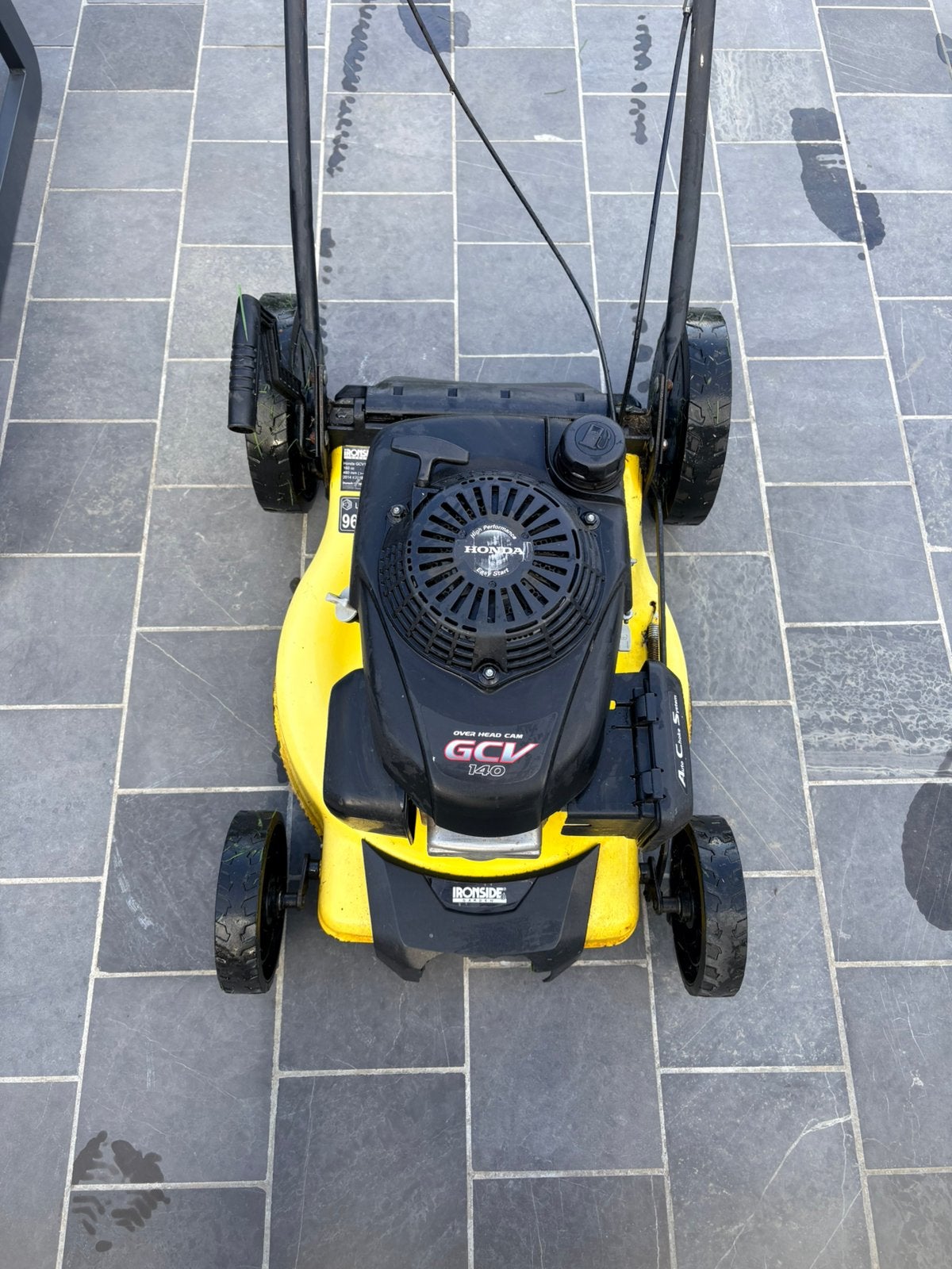 Tondeuse à gazon Ironside Garden moteur Honda GCV (46 cm), Enlèvement, Utilisé, 40 à 49 cm, Tondeuses à gazon à essence