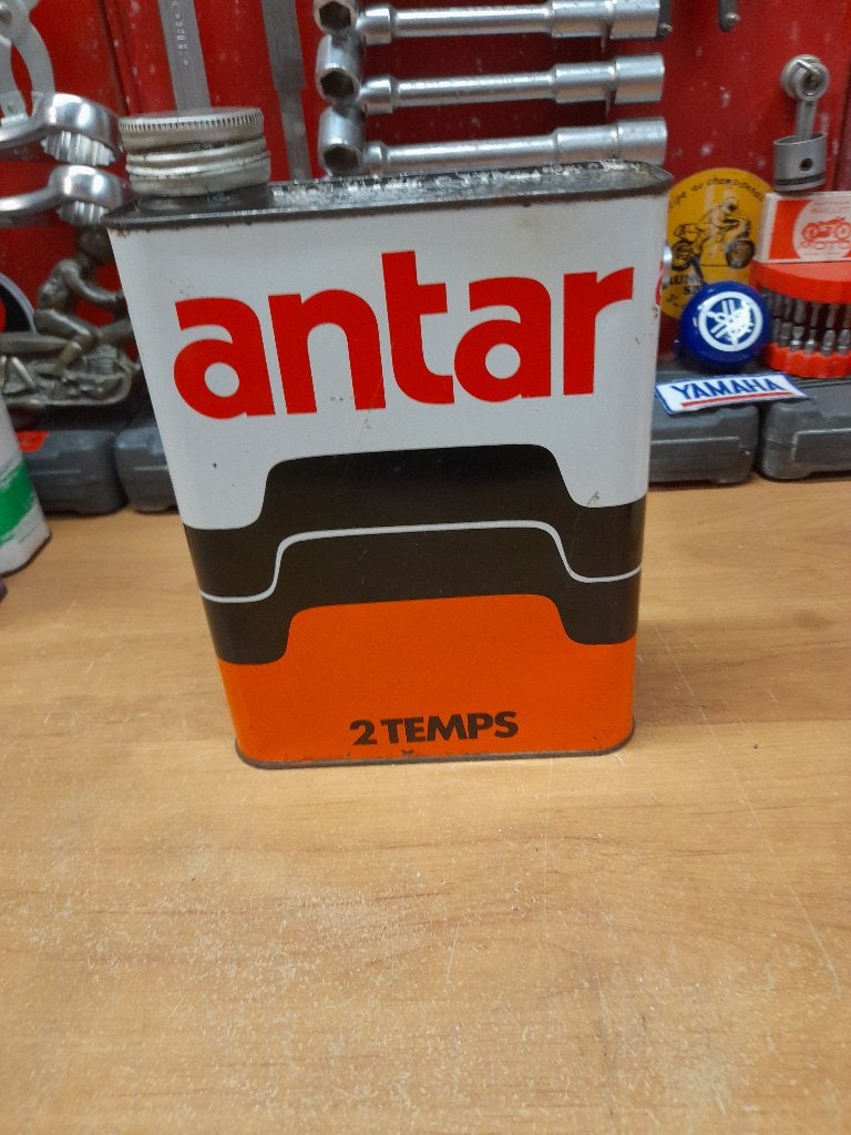 Oude Antar 2-takt lege oliekan, Verzamelen, Merken en Reclamevoorwerpen, Gebruikt, Overige typen, Verzenden