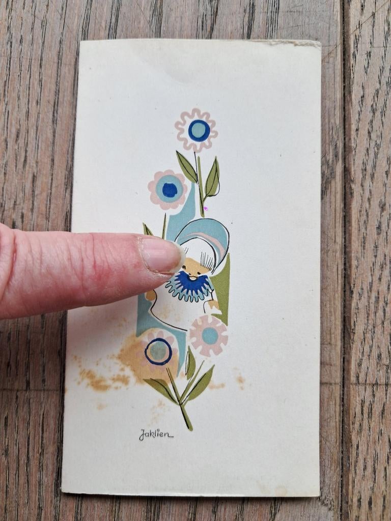 Geboortekaartje Jaklien Moerman, 1963, Patrick De Groote , O, Ophalen of Verzenden