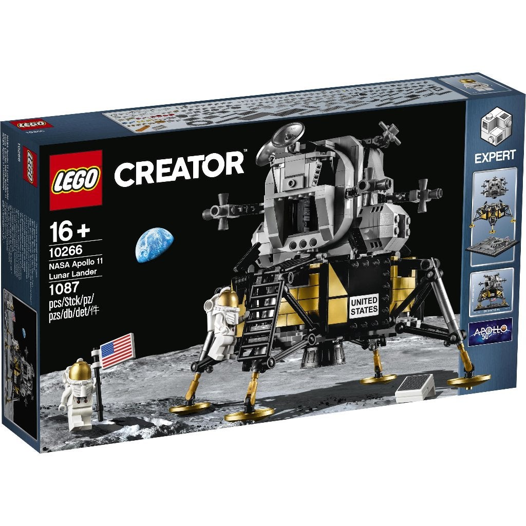 Lego Creator Expert 10266 - Apollo 11 Maanlander, Neuf, Lego, Ensemble complet, Pièces supplémentaires incluses