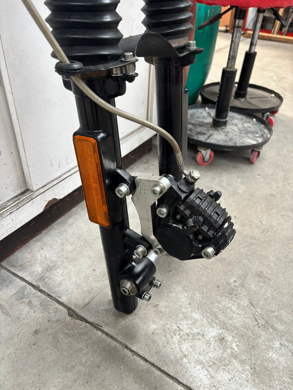 BMW R100 GS voorvork, Motoren, Ophalen, Gebruikt