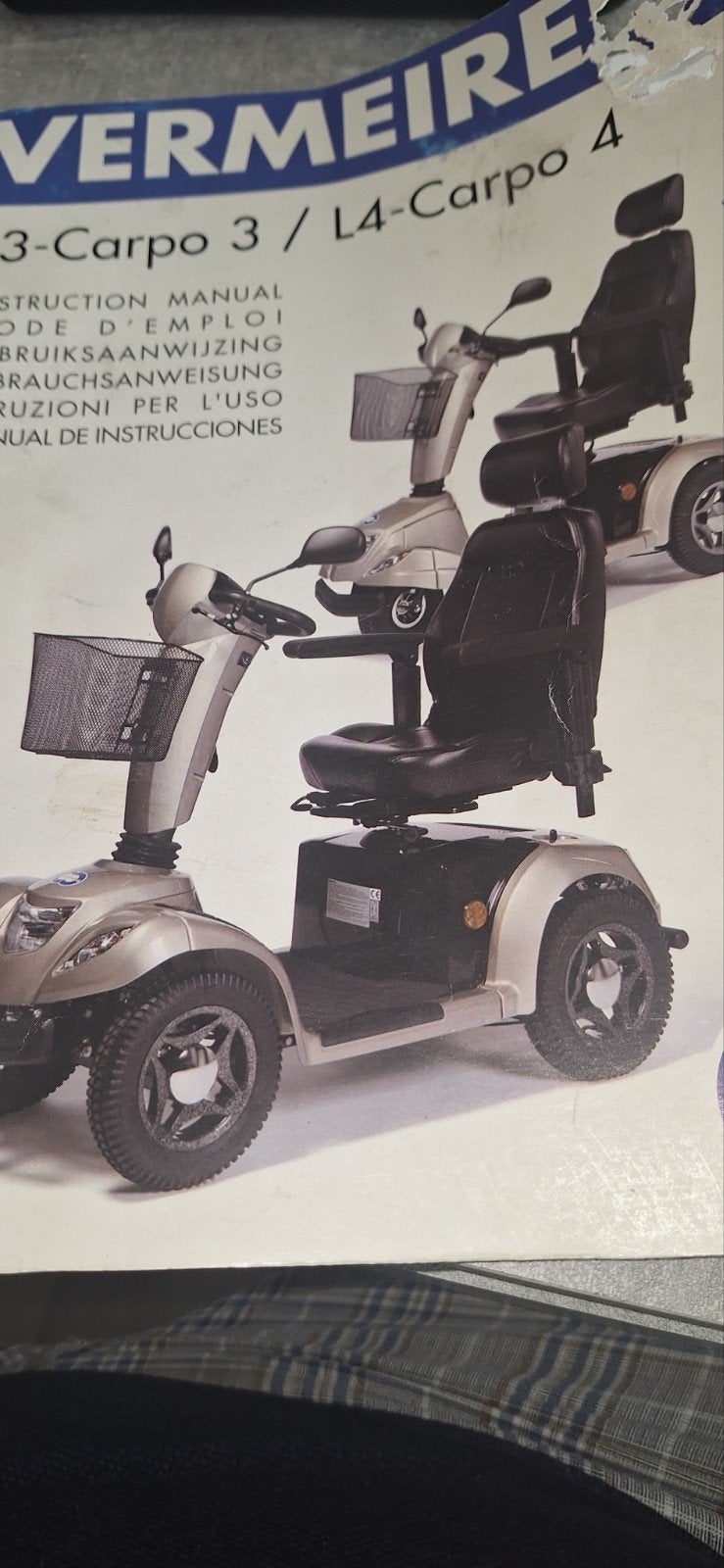 scootmobiel carpo 4, Ophalen, Vermeiren