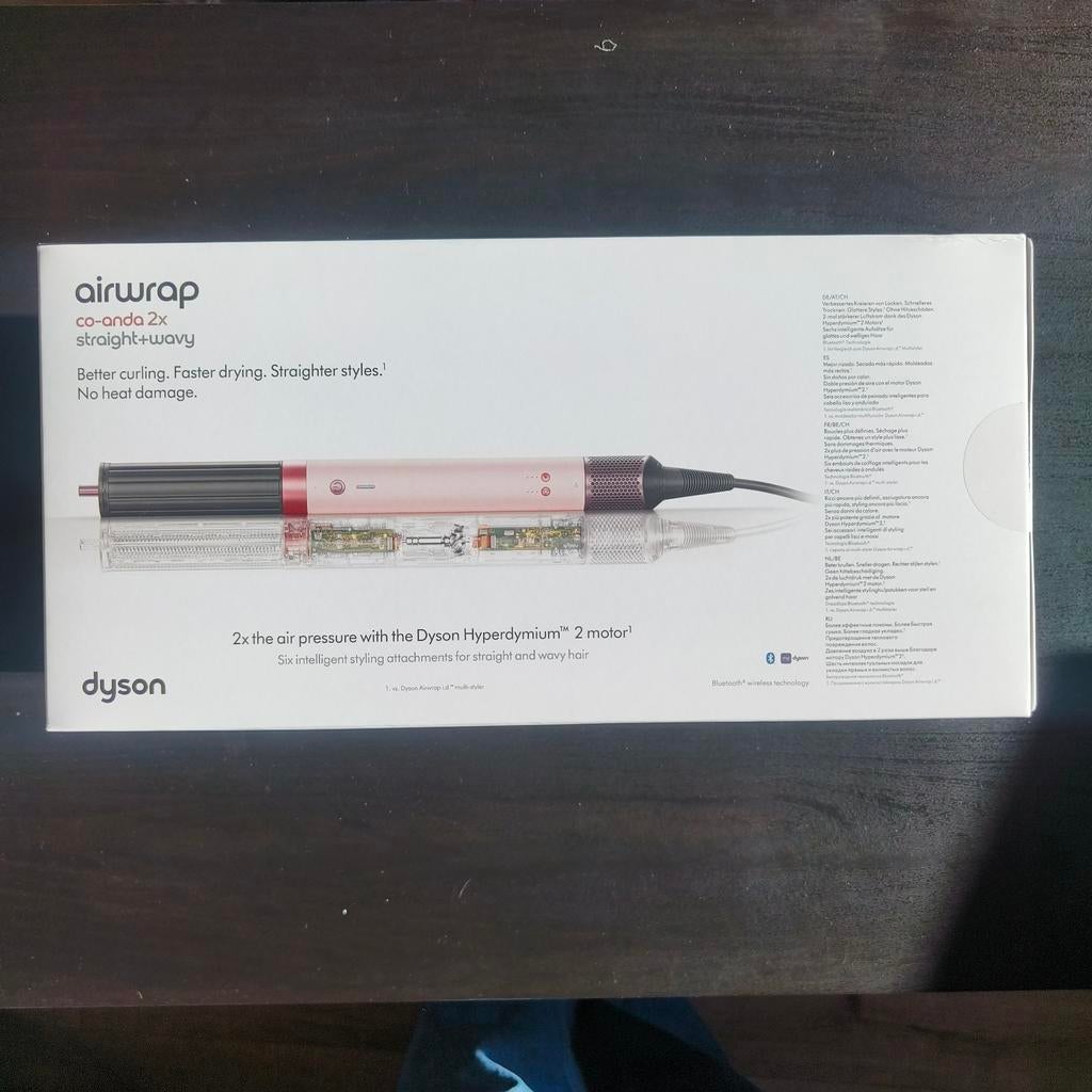 Dyson airwrap co-anda2x straight + wavy, Enlèvement ou Envoi, Neuf, Fer à friser ou Lisseur