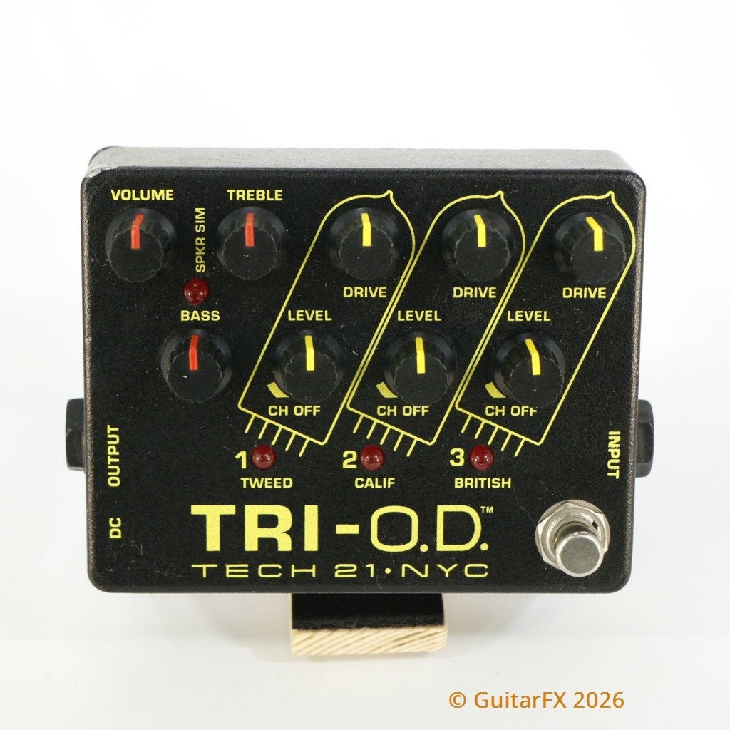 Tech 21 Tri-OD Overdrive (s/n 45517), Musique & Instruments, Enlèvement ou Envoi, Utilisé