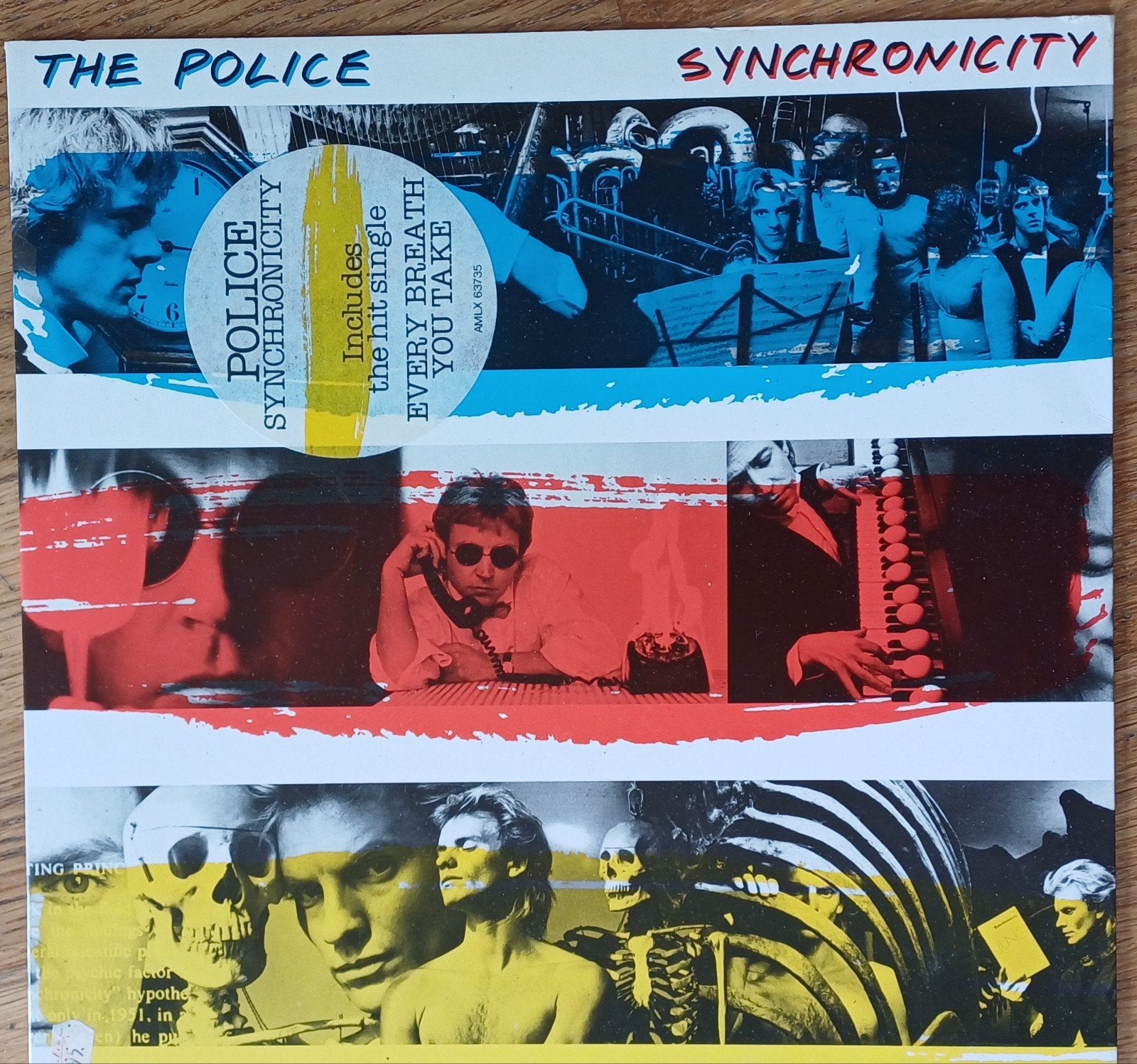Vinyle  The  Police Synchronicity ed 1983, Enlèvement