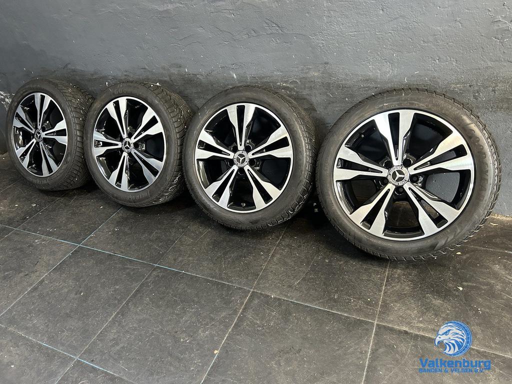 8mm! Originele Mercedes Vito V-klasse W447 18 inch zwarte ve, Auto-onderdelen, 18 inch, -, -, Banden en Velgen
