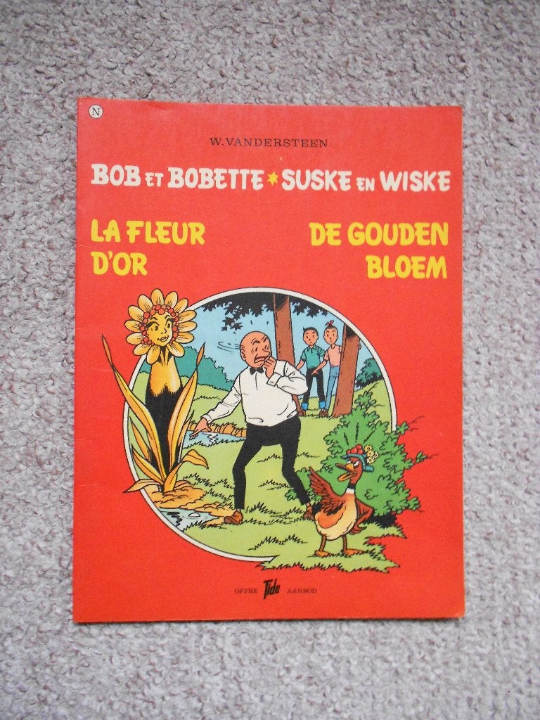 Suske en Wiske/Bob et Bobette -De Gouden Bloem/La Fleur d'Or, Boeken, Stripverhalen, Willy Vandersteen, Eén stripboek, Nieuw, Ophalen of Verzenden