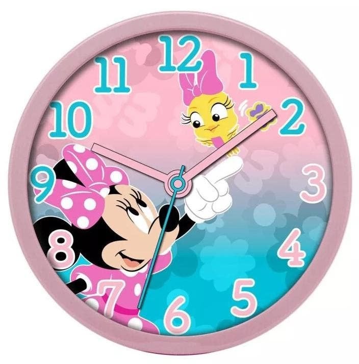 Minnie Mouse Wandklok / Klok - Disney, Nieuw, Ophalen of Verzenden, Draadloos, Disney