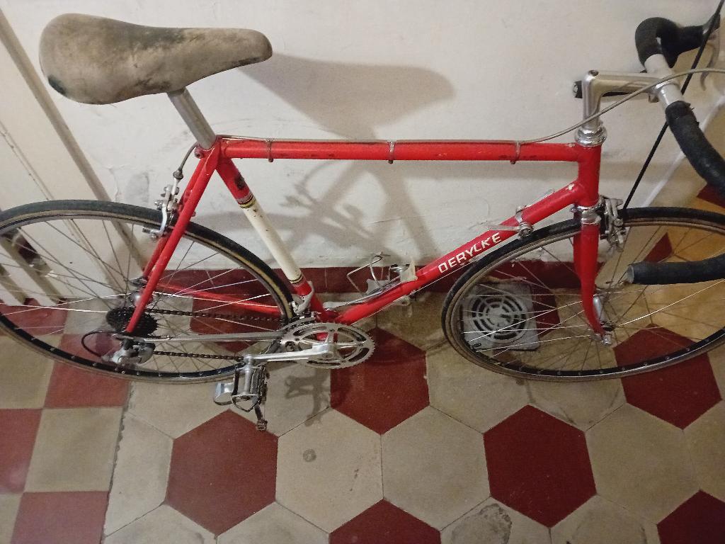 Retro koersfiets met Campagnolo Nuovo Record, Ophalen, Gebruikt