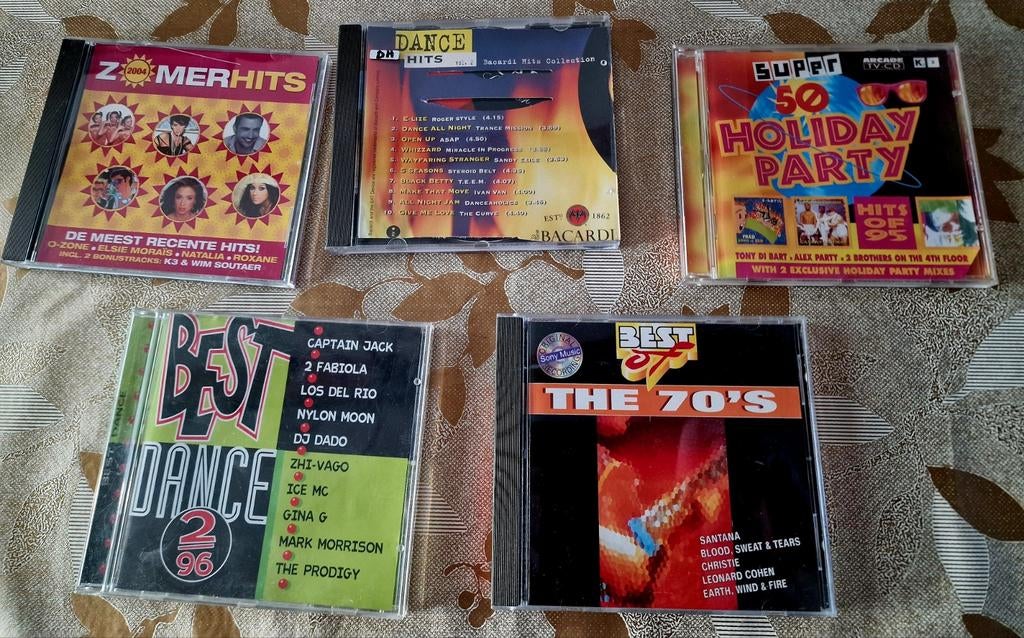 5 verzamelcd's, Ophalen, Gebruikt