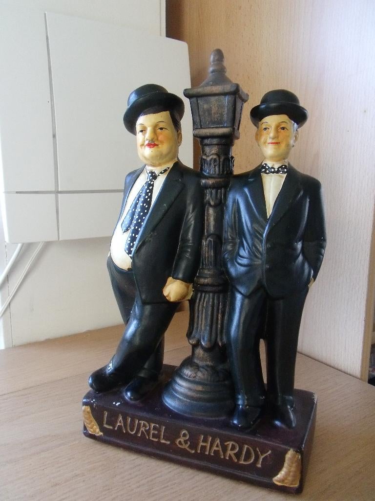 statuette Laurel & Hardy faïence, Collections, Enlèvement, Utilisé, Humain