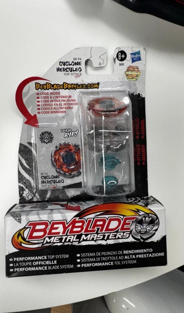 Hasbro Beyblade Metal Masters Cyclone Herculeo 105F (Sealed), Ophalen of Verzenden, Nieuw