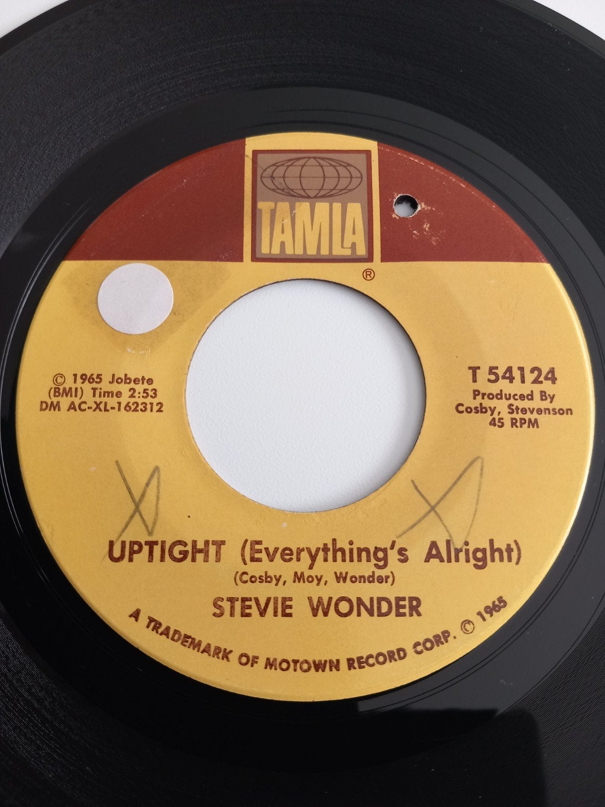 STEVIE WONDER. UPTIGHT . 60s TAMLA USA 45T, Ophalen of Verzenden, R&B en Soul
