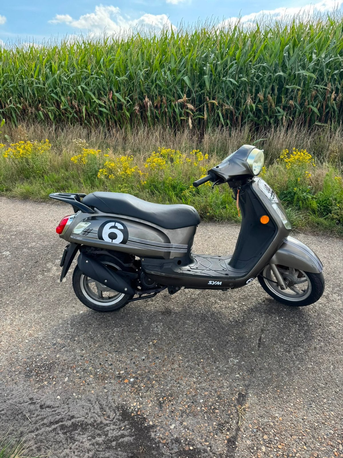 Sym fiddle 2 a-klasse, Fietsen en Brommers, Ophalen, Gebruikt, Klasse A (25 km/u), 50 cc
