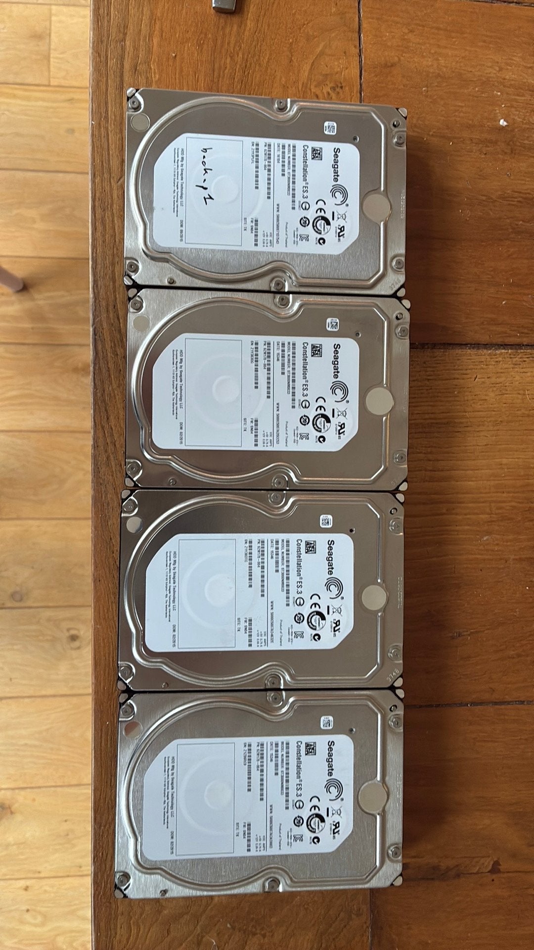 4 HDDs Seagate Constellation ES 3TB sata, Informatique & Logiciels, Disques durs, Interne, Serveur, Enlèvement, Utilisé