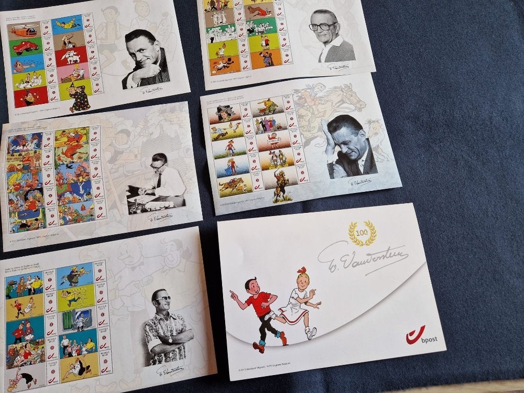 Timbres Belgique  Willy Vandersteen – Bob et Bobette, Enlèvement ou Envoi