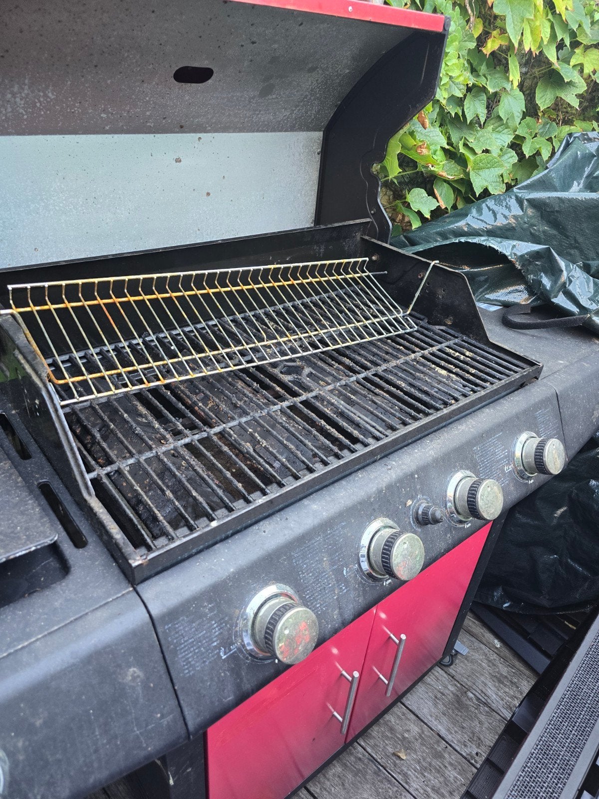 Gasbarbecue, Ophalen