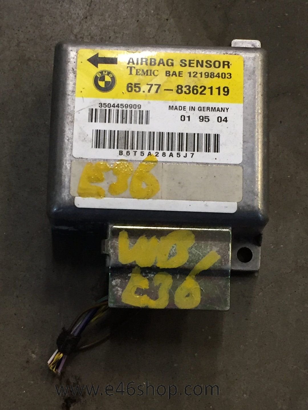 Airbag module BMW E36 oe 8362119, Gebruikt, -, -, Ophalen of Verzenden