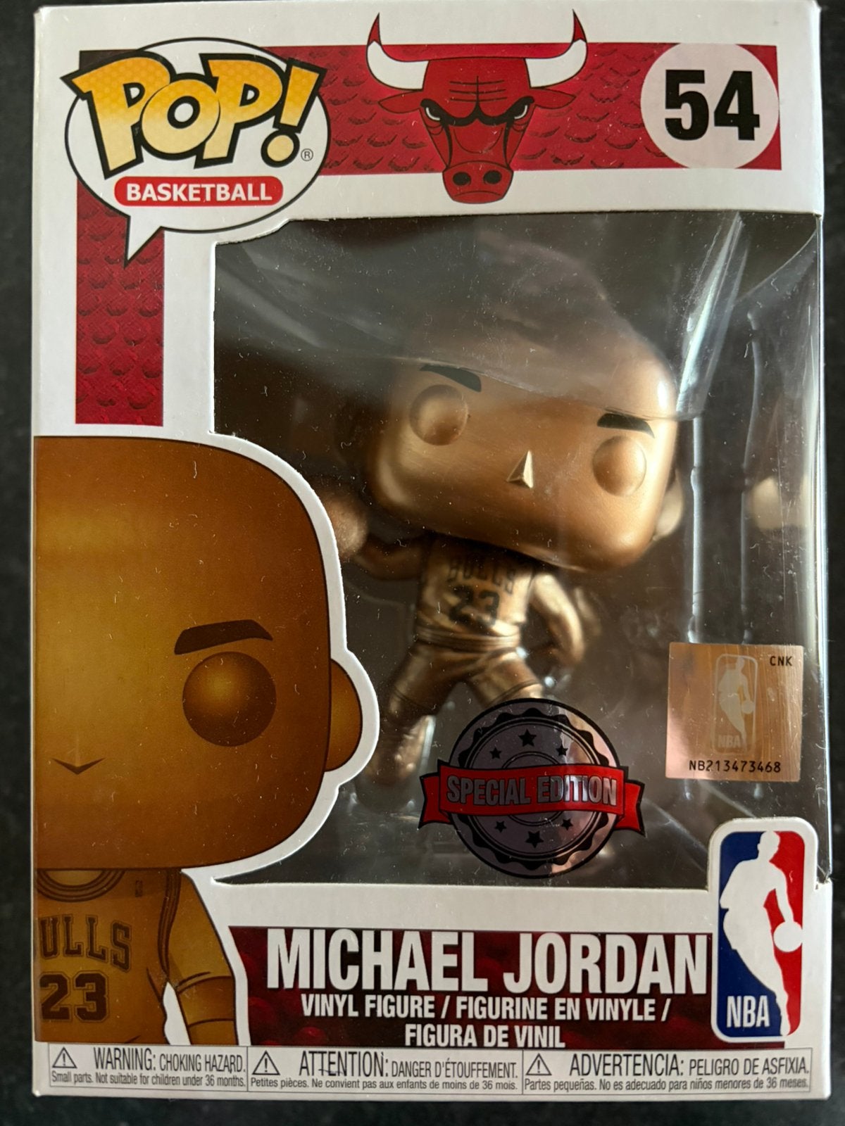 Funko pop basketball Michael Jordan, Verzamelen, Poppetjes en Figuurtjes, Ophalen of Verzenden, Zo goed als nieuw
