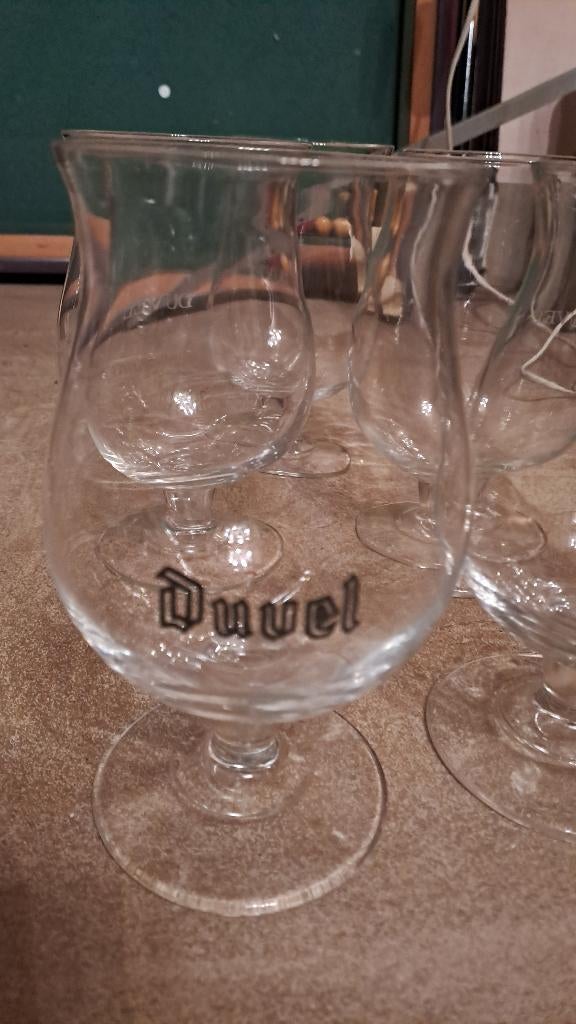 5 Duvel glazen, Verzamelen, Ophalen, Duvel