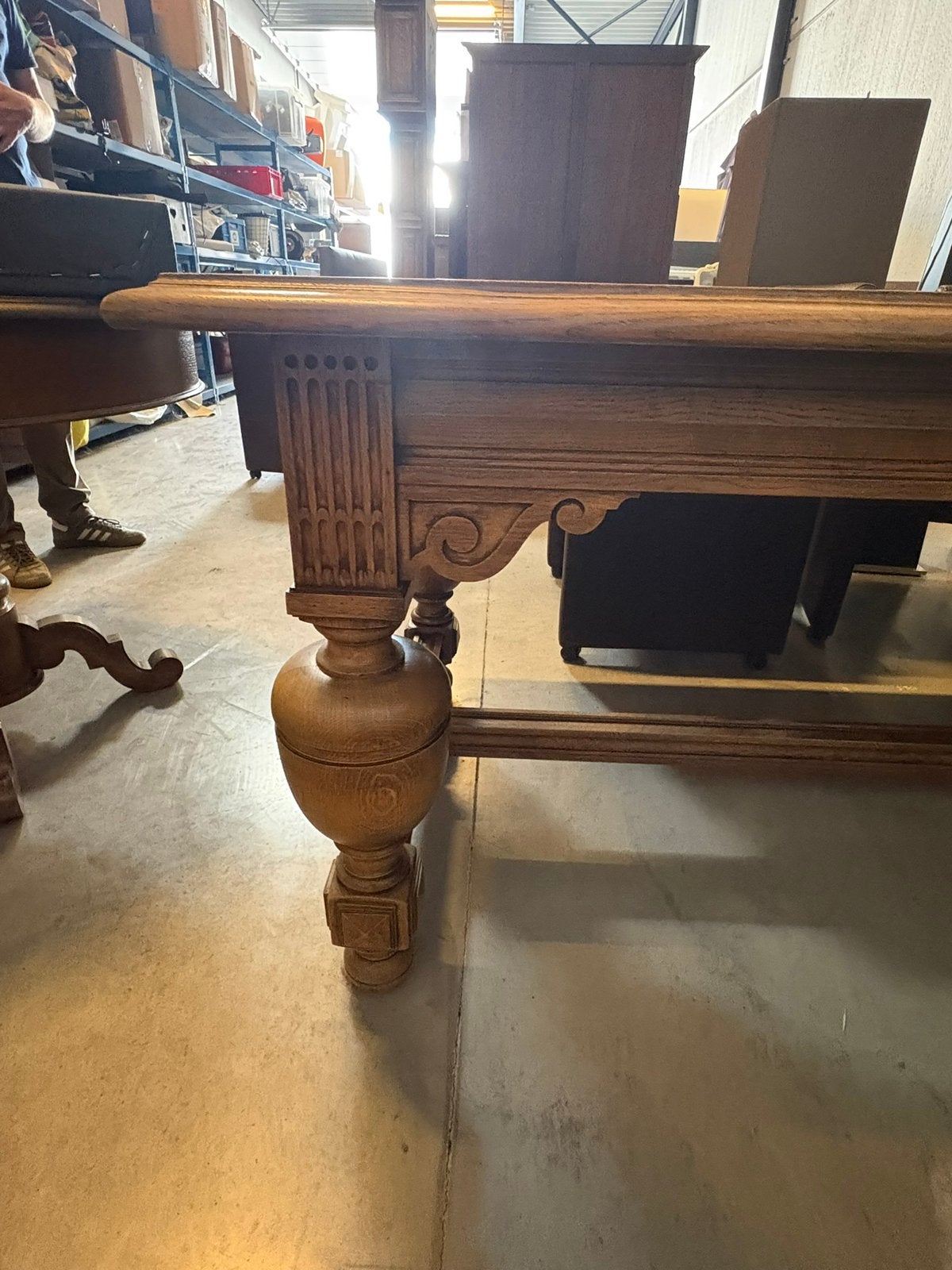 Massief robuuste landelijke eetkamertafel, Antiek en Kunst, Ophalen