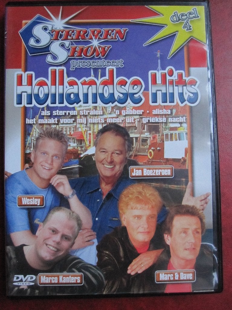 Sterren Show presenteert Hollandse hits 4, Cd's en Dvd's, Dvd's | Muziek en Concerten, Alle leeftijden, Zo goed als nieuw, Muziekvideo's
