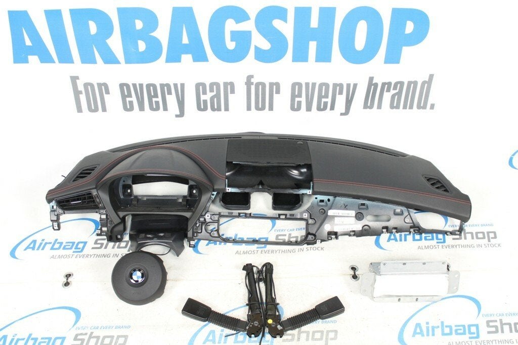 Airbag kit - Tableau de bord cuir rouge couture BMW Z4 E89