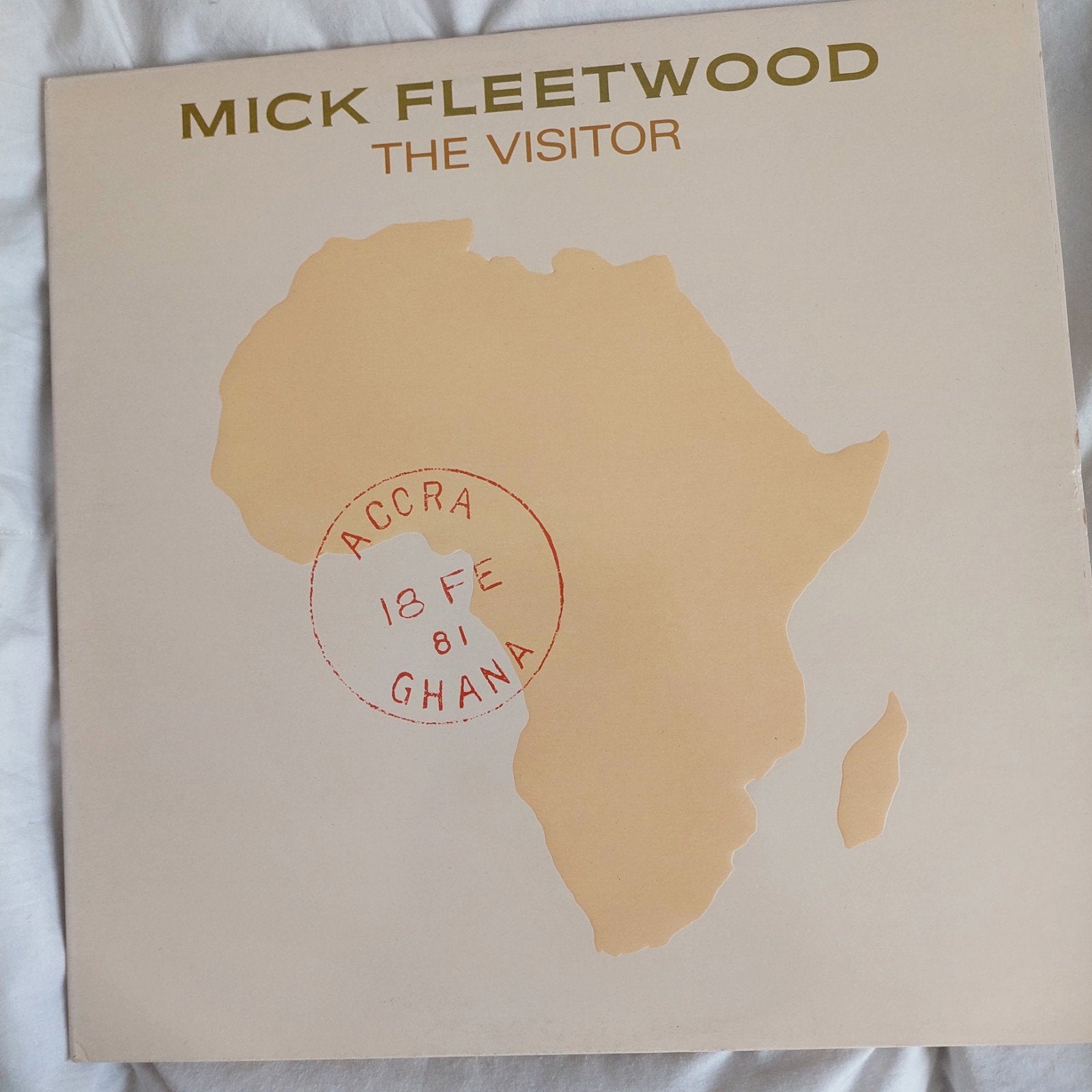 lp Mick Fleetwood the visitor  rca 1981, Ophalen, LP, Zo goed als nieuw, Classic Rock