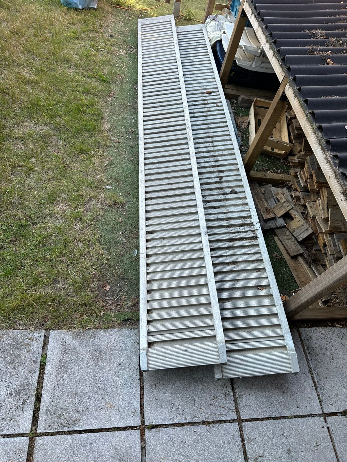 Lange oprijplaten 3,5 m, Ophalen, Zo goed als nieuw