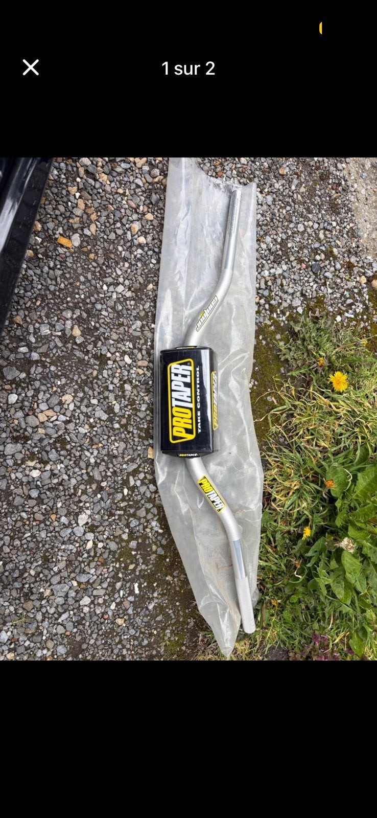 Guidon cross protaper, Fietsen en Brommers, Brommeronderdelen | Algemeen, Ophalen, Zo goed als nieuw