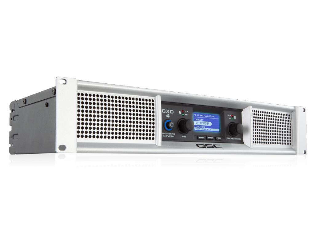 qsc gxd4, TV, Hi-fi & Vidéo, Amplificateurs & Ampli-syntoniseurs, Comme neuf, Stéréo, 120 watts ou plus, Autres marques, Enlèvement ou Envoi