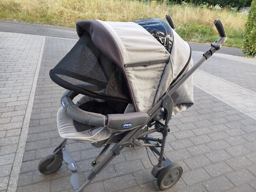 Poussette Chicco couleur grise en bon état, Ophalen, Gebruikt, Kinderwagen, Overige merken