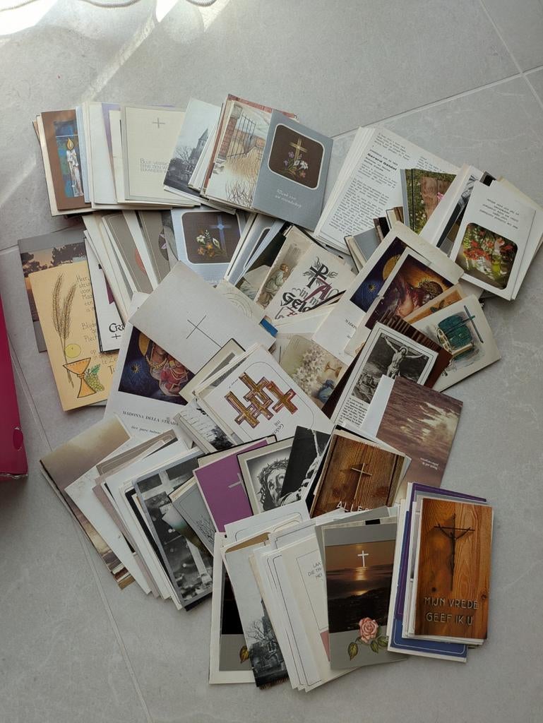 Doodsprentjes, Zeveneken en omgeving, Hobby & Loisirs créatifs, Timbres épargne, Enlèvement
