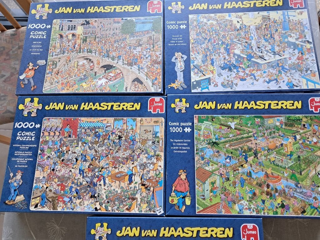 puzzels Jan Van Haasteren, Enlèvement, 500 à 1500 pièces, Comme neuf, Puzzle