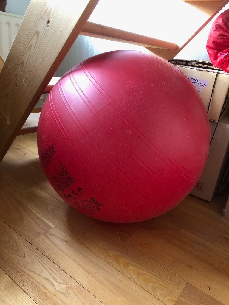 ABS zitbal / fitness bal - diam. 65 cm / 25 inch, Ophalen, Gebruikt, Yoga-accessoire