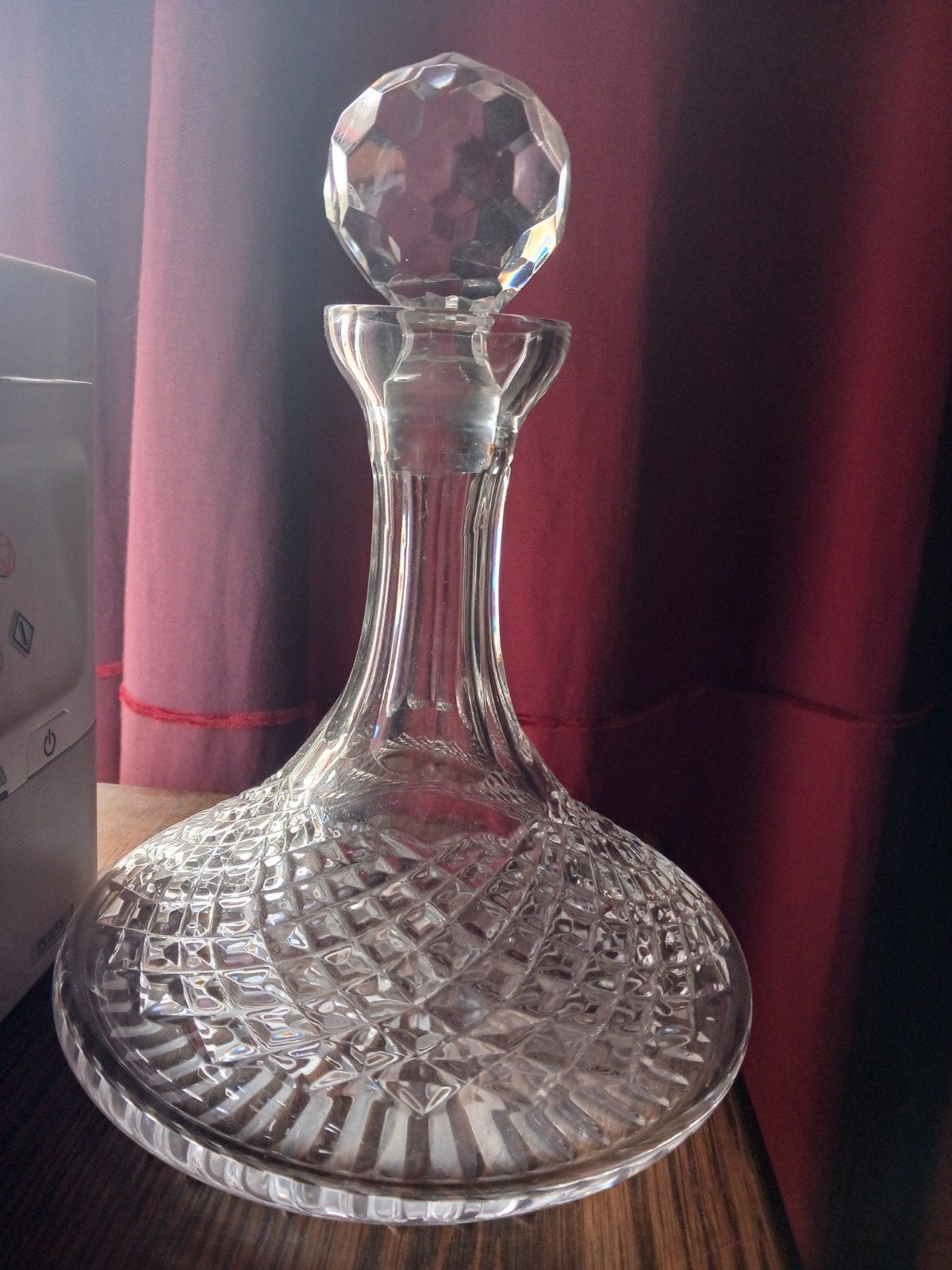 caraffe in kristal, Ophalen of Verzenden