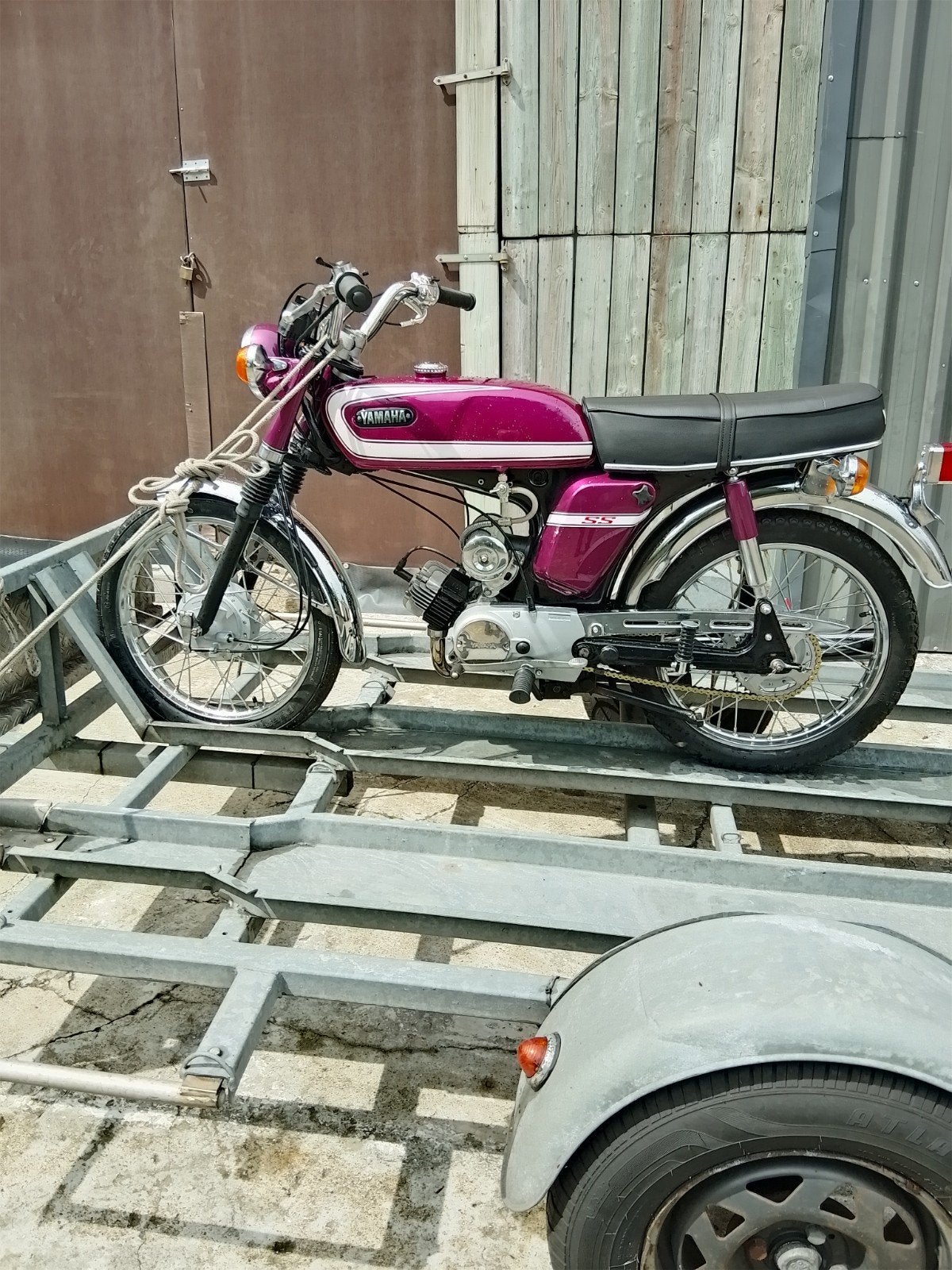 Yamaha fs1 voor verzamelaar. Popcy purple 1974, Vélos & Vélomoteurs, Cyclomoteurs | Oldtimers & Ancêtres, 4 vitesses, Enlèvement ou Envoi
