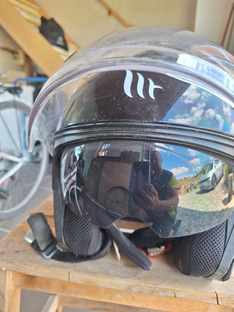 Casque de moto jet MT Thunder 3, Enlèvement ou Envoi, L, Femmes, Autres marques