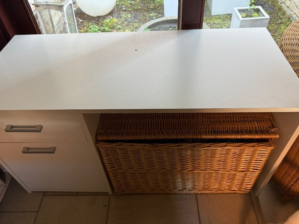 Bureau, Huis en Inrichting, Bureaus, Ophalen, Gebruikt, Hout, Schoolbureau