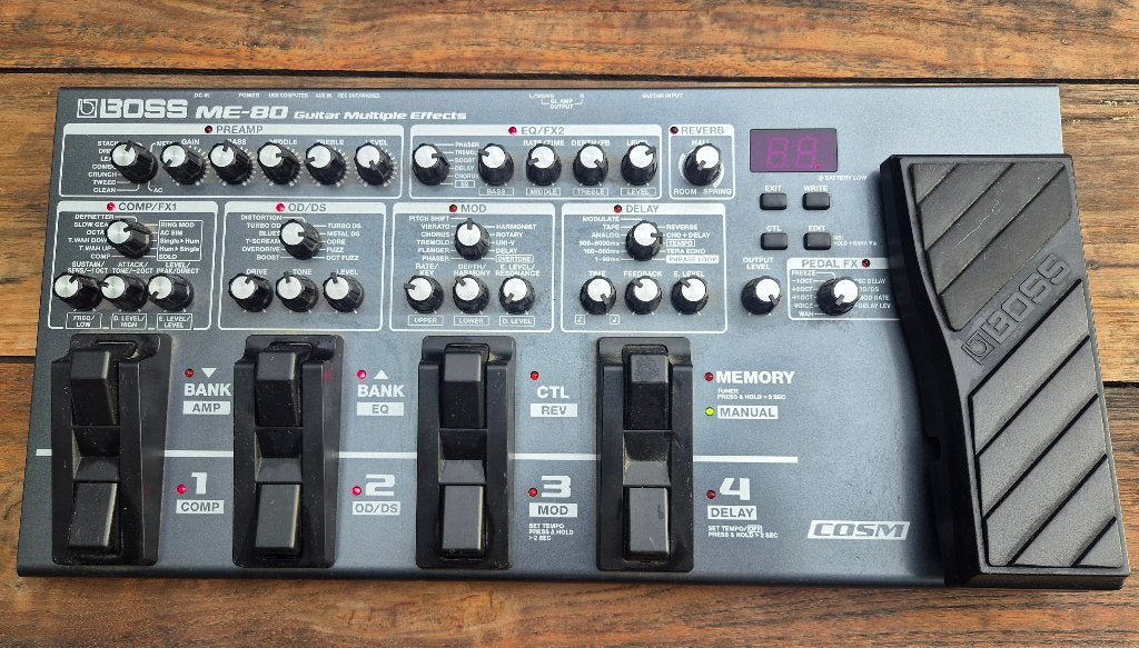 BOSS ME-80 Guitar Multiple effects, Musique & Instruments, Enlèvement, Utilisé, Autres types