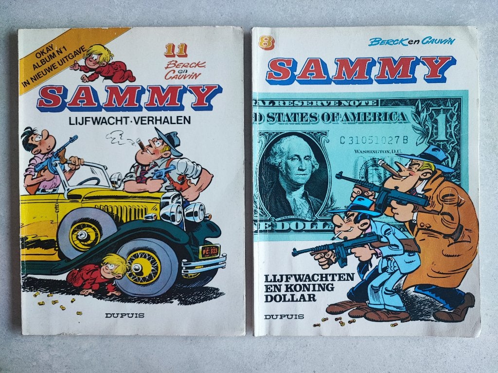 B2*       strips SAMMY  (in kleur-goede staat)   uitg;DUPUIS, Ophalen, Gelezen