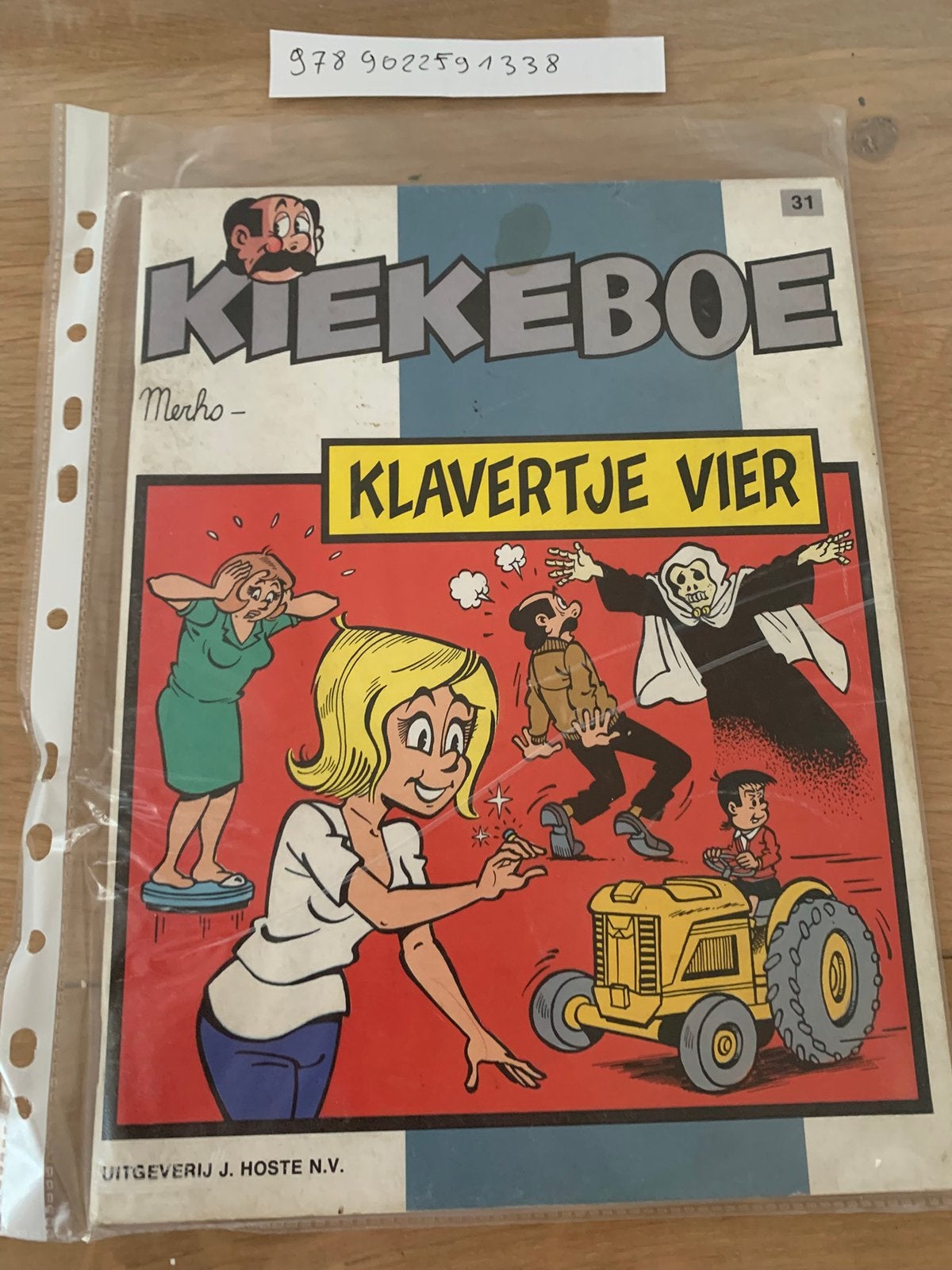 Merho - Kiekeboe - Klavertje vier (eerste druk), Enlèvement ou Envoi, Comme neuf
