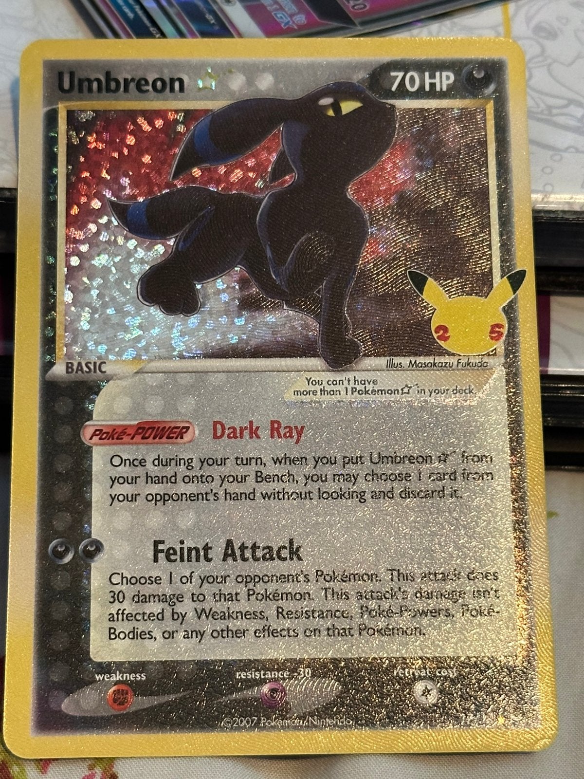Pokémon Celebrations 25th Anniversary binder, Ophalen, Zo goed als nieuw